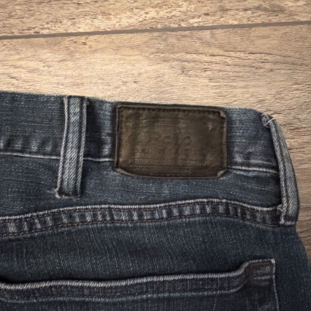 ~EUC~Polo Ralph Lauren Jeans Mens 40x30 Blue Hampton Relaxed Straight Denim - Picture 10 of 10